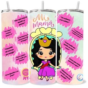 Tumbler frases de Mamá